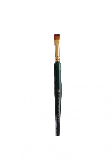 Weber Museum Emerald Brush: Golden Taklon Bright 12