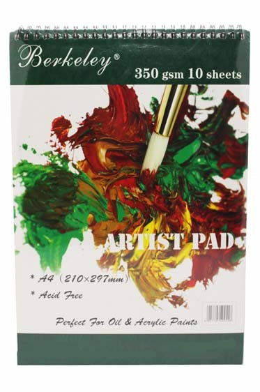 Berkeley Artist Pad A4 350gsm 10 Sheets