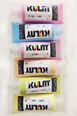 Kulay Acrylic Colors:  Pastel Color Set 6pcs