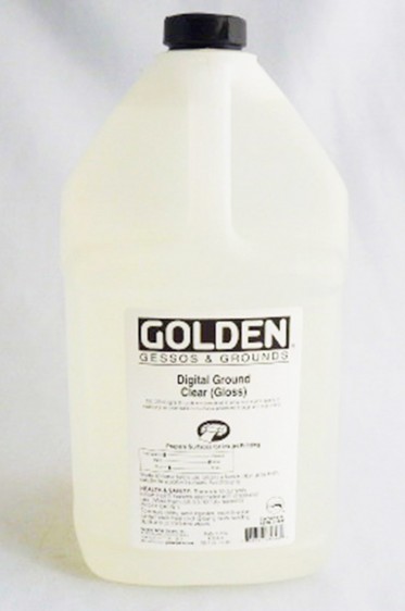 Golden Acrylic Medium: Digital Ground Clear Gloss 1 Gallon