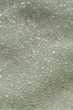 Deco Beads: Plastic Texture Beads Clear 1mm